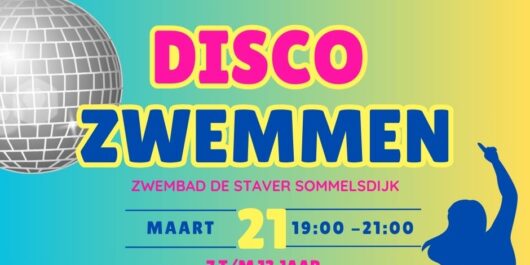 Nieuwe editie! Discozwemmen 21 maart ’25